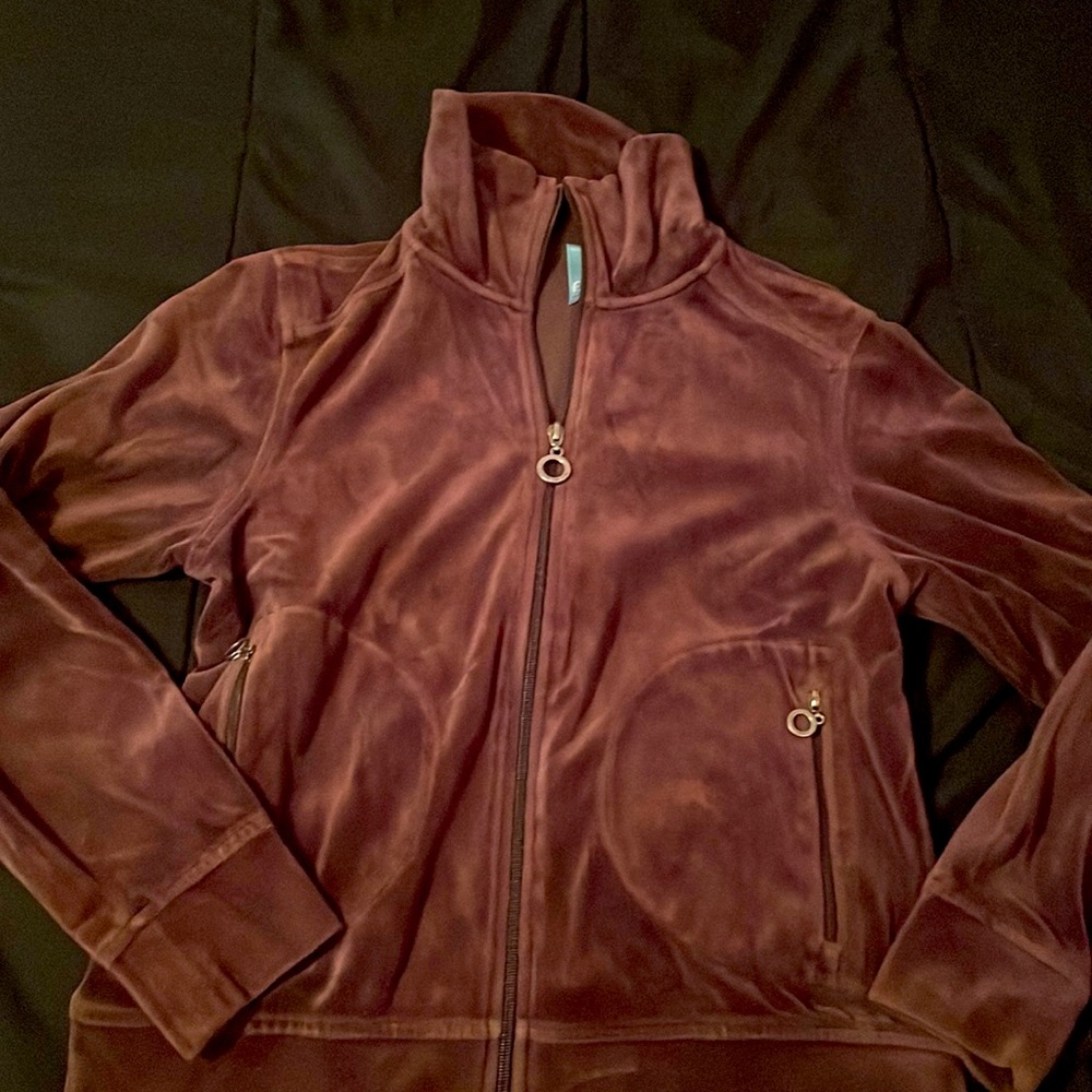 Y2K fashion small brown jacket